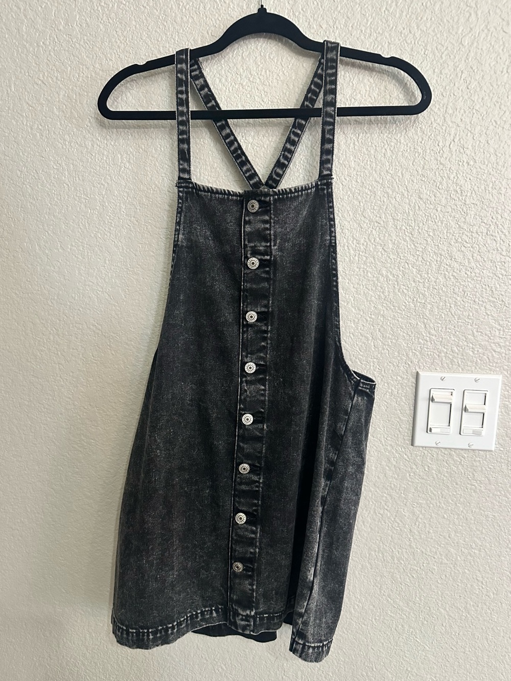 Overall dress brand new black